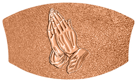 DNSWILL 516 CP SH CP Copper Praying Hands Shimmer Copper
